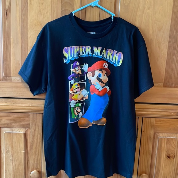 Lot of 3 brand new shirts -size Large. Mickey Mouse, Super Mario & Baby Yoda - Picture 2 of 10